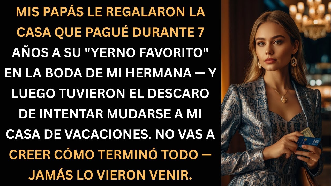 Mis papás me robaron la casa y quisieron entrar a la de vacaciones. No creerás lo que hice.