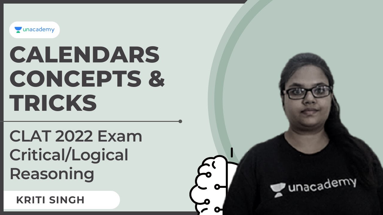 Calendar for CLAT 2022 |Calendar Problem Tricks |Logical Reasoning for CLAT 2022 |Kriti Singh  |CLAT