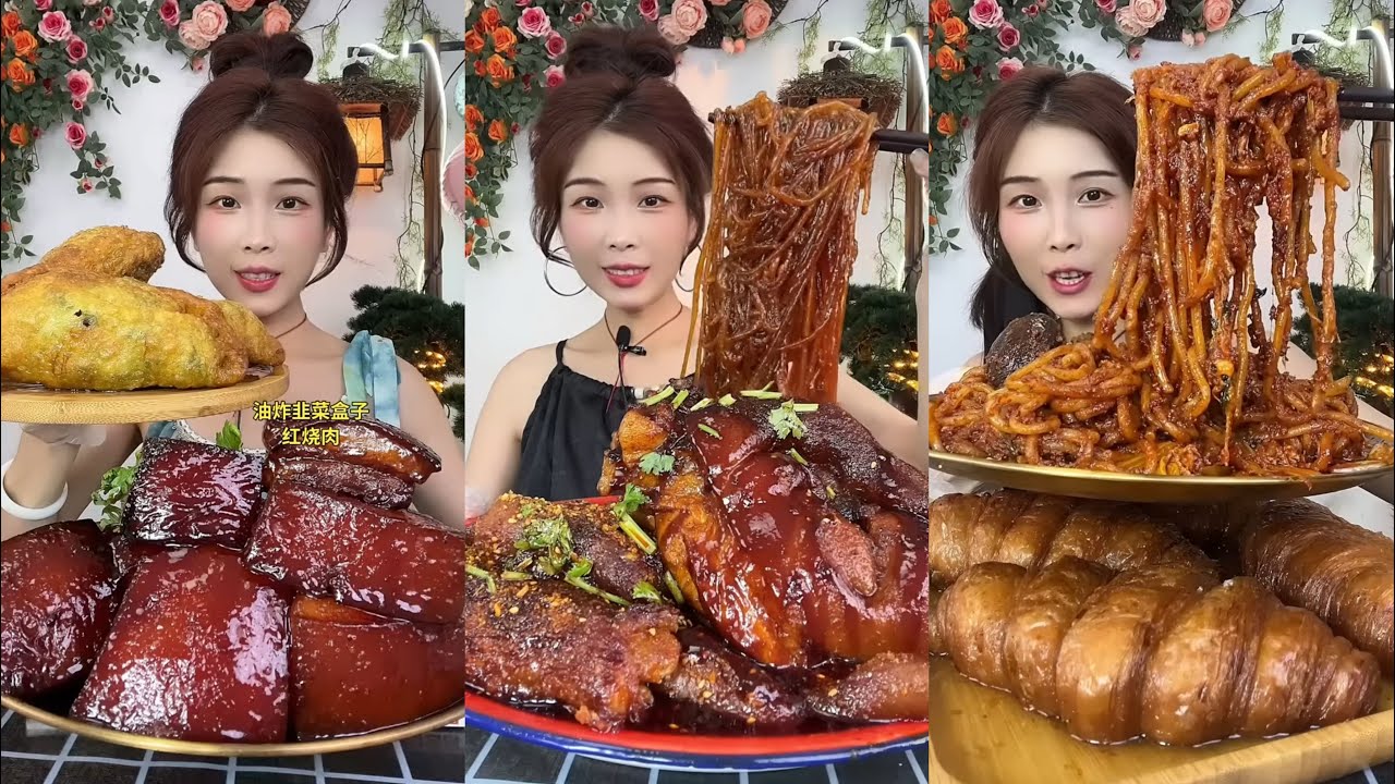 【ASMR】【MUKBANG】 DELICIOUS PORK BELLY 東坡肉 | EATING FOOD SHOW | CHINESE MUKBANG | 食べ | 吃播 LOVE EAT