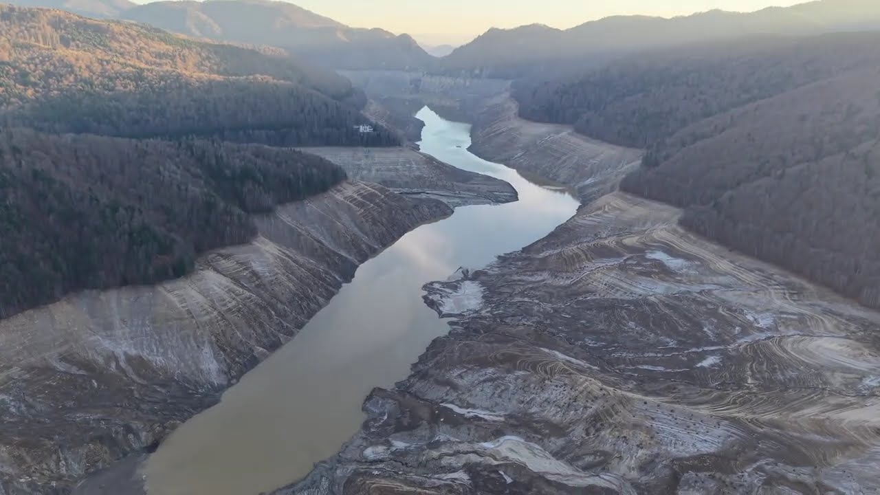 Lacul VIDRARU,  la sfarsit de 2025