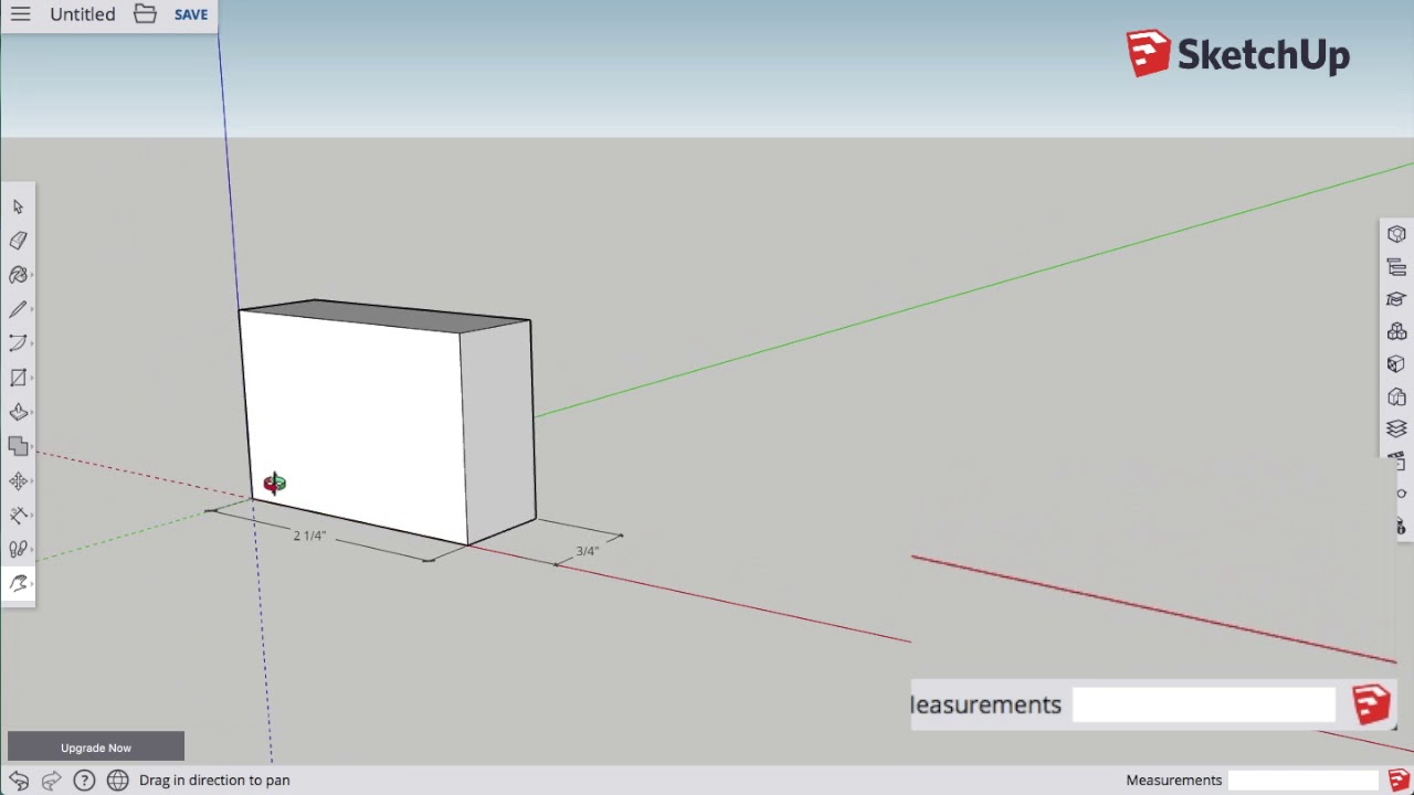 SketchUp Free & Dimensions