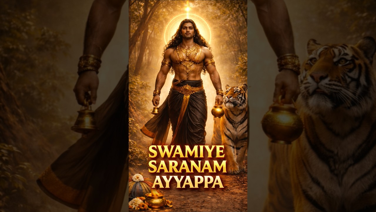 Swamiye Saranam Ayyappa 🙏 | Divine Walk with the Sacred Tiger