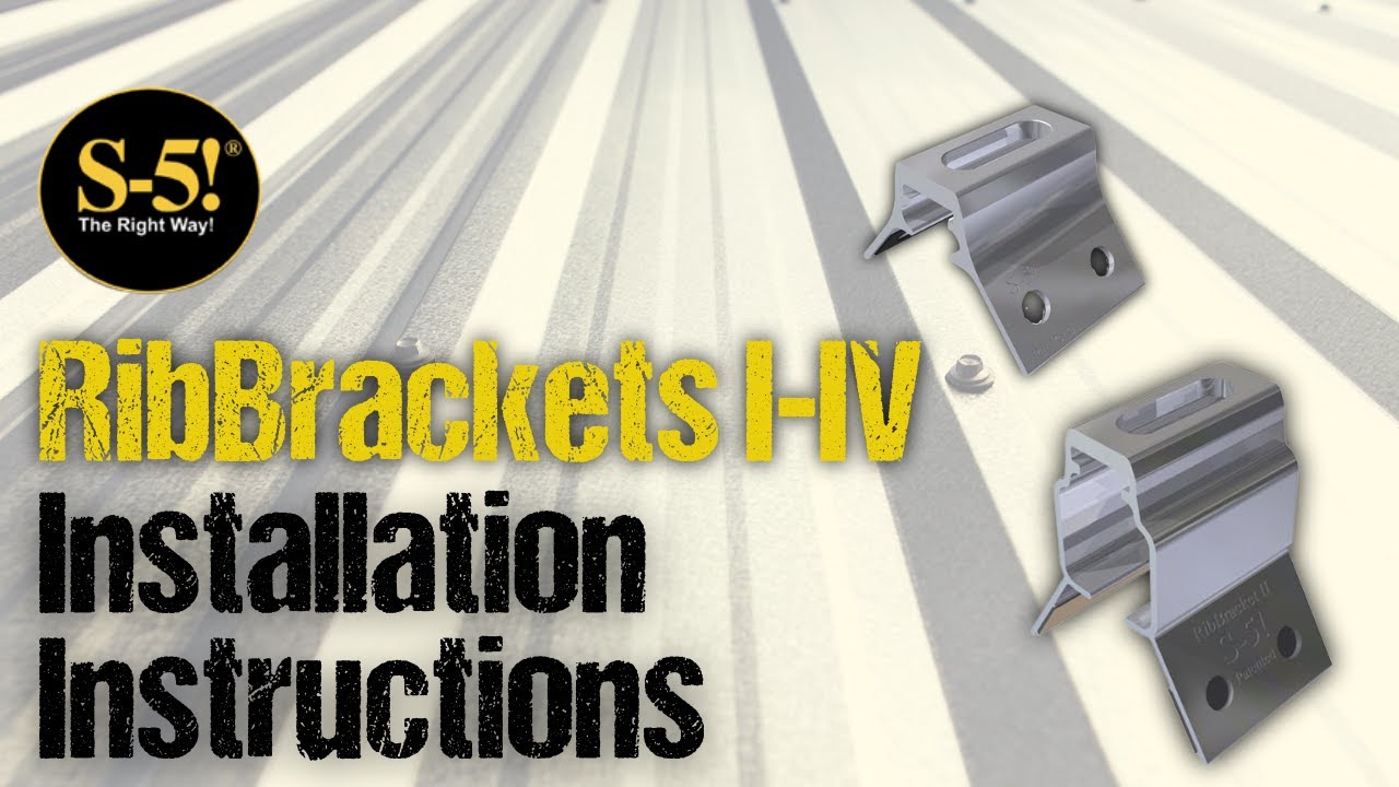 S-5! - RibBracket I - IV&trade; Installation Instructions | How To Install The S-5 RibBracket
