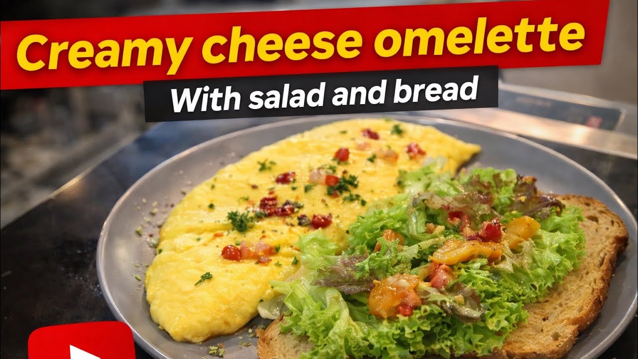 How to Make a Perfect Omelette | Soft, Creamy & Fluffy