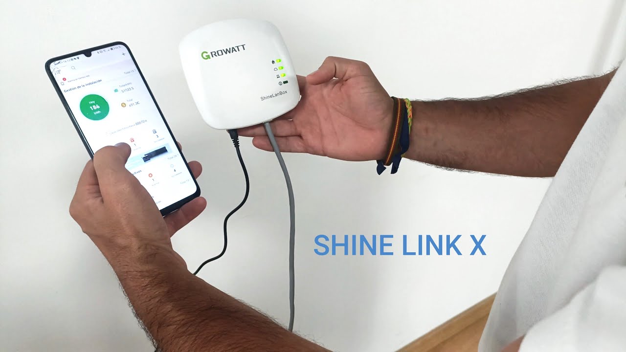 Actualización: Shine Link-X para inversores solares de Growatt (Instalación)