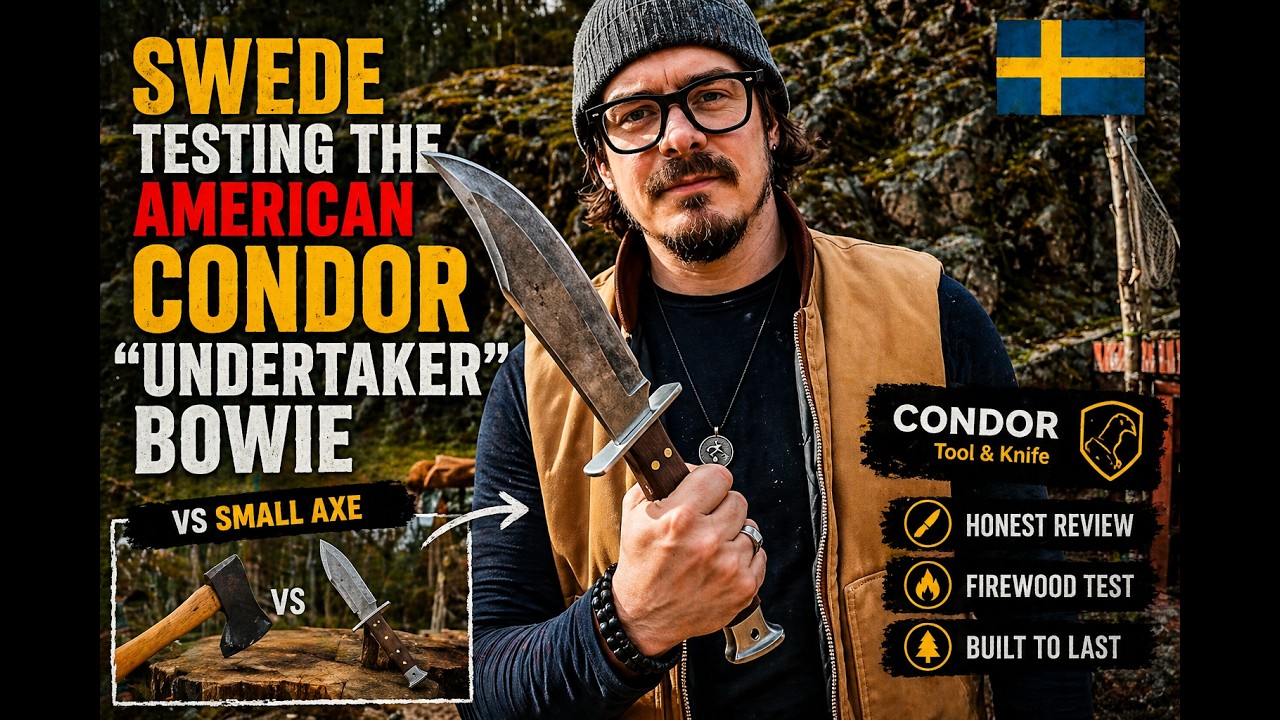 2024 ┃ SWEDE DOING AMERICAN KNIFE REVIEW ┃ CONDOR 