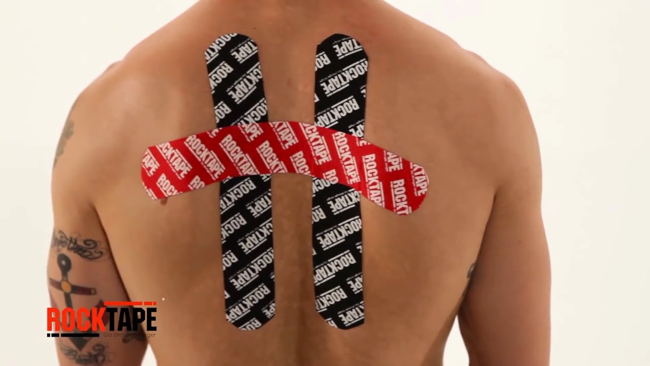 Návod na tejpování hrudní páteře