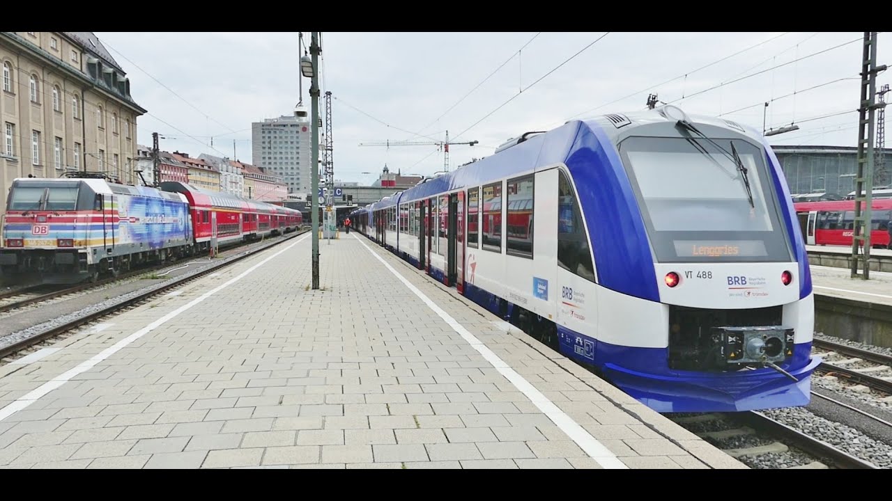 1. Mitfahrt mit dem neuen Lint 54 der BRB von Holzkirchen nach München