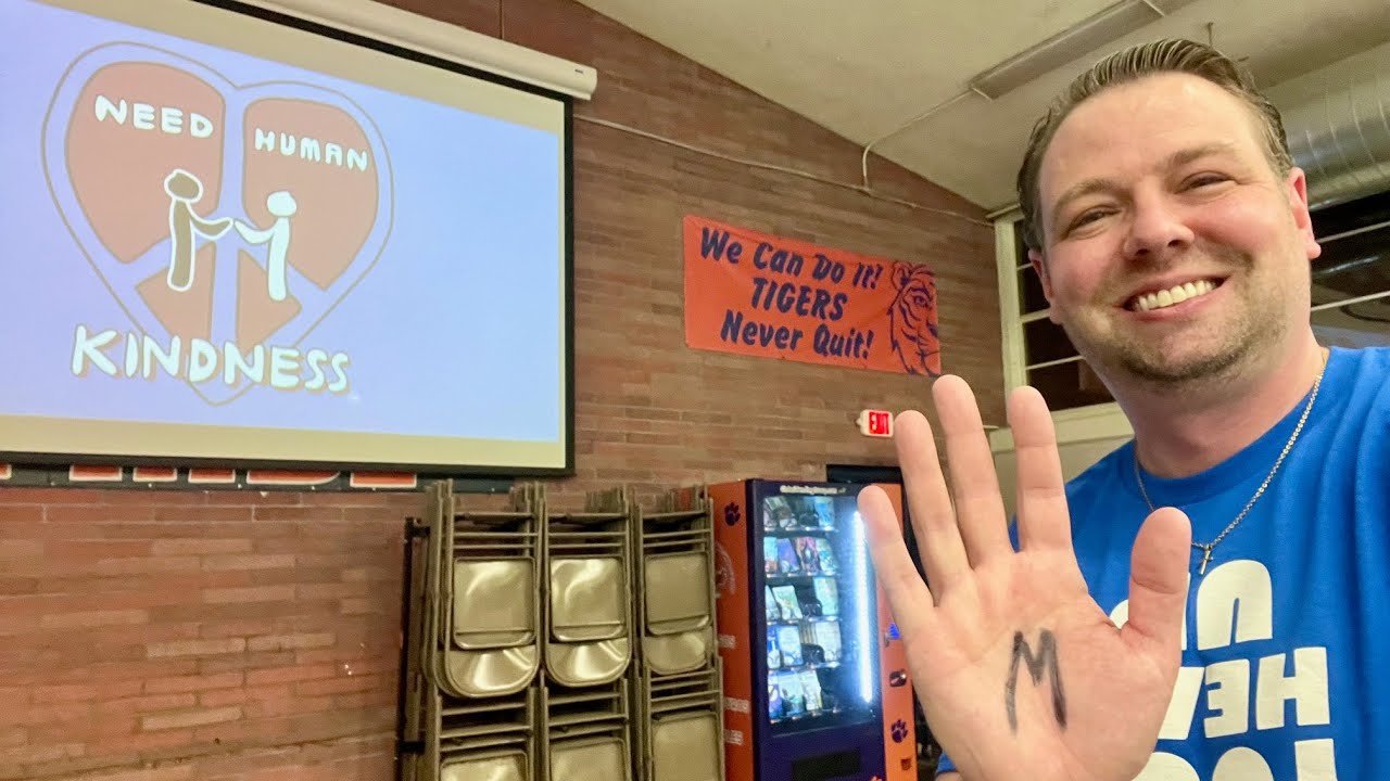 Mr. Peace visits Washington Tigers in Madera, California