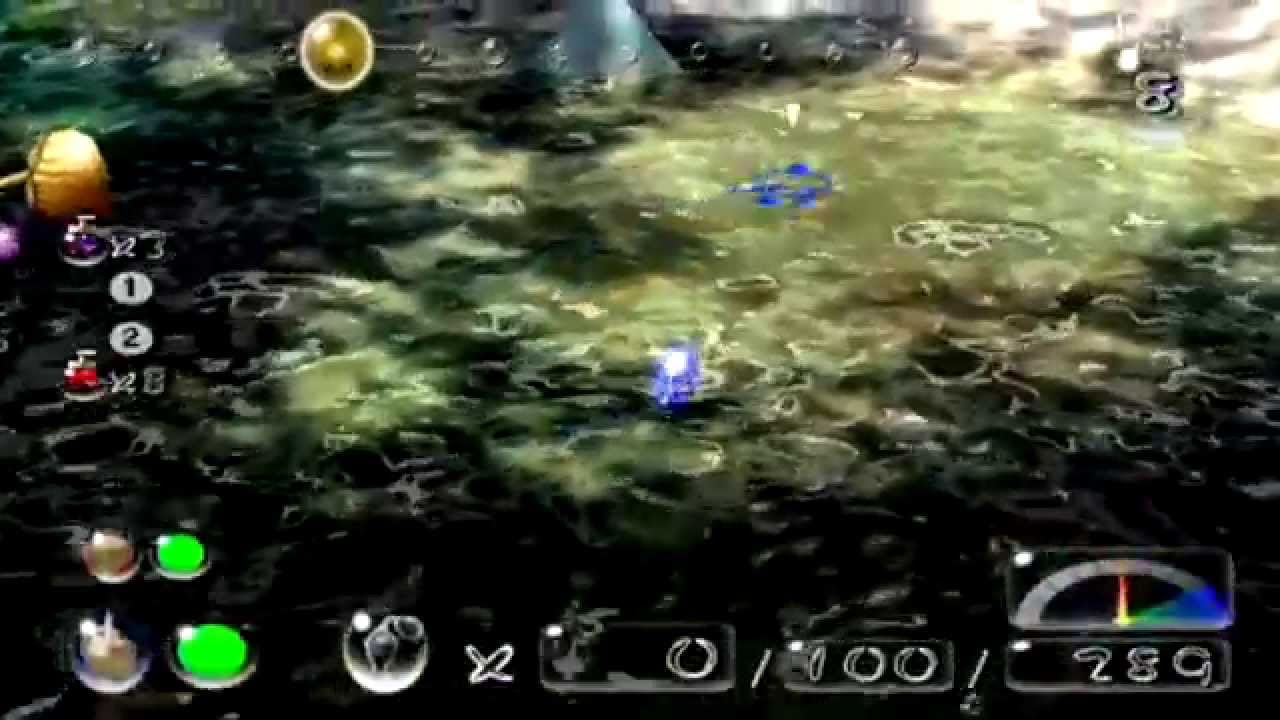 Pikmin 2 - 100% Walkthrough Day 8 Part 1 MONEY SHOWER!
