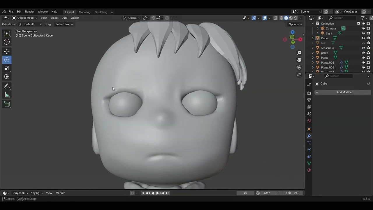 WIP sculpt part 2