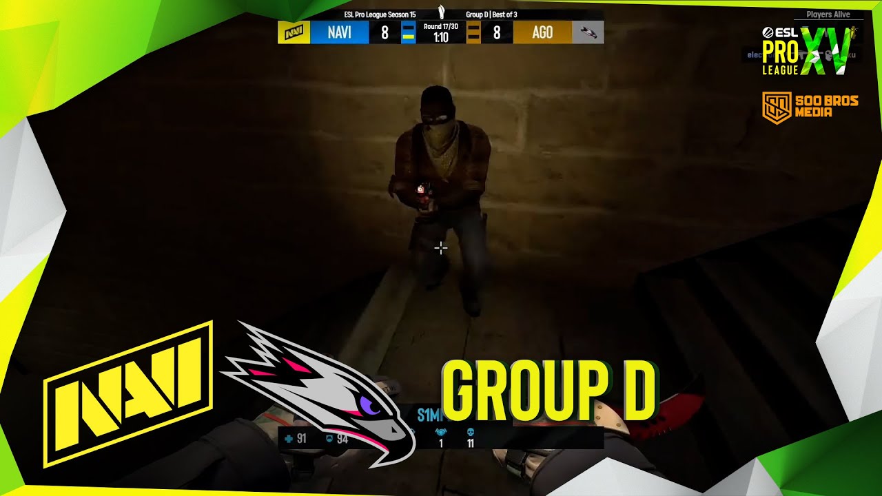[HIGHLIGHTS] NAVI VS AGO | GROUP STAGE D | ESL PRO LEAGUE SEASON 15