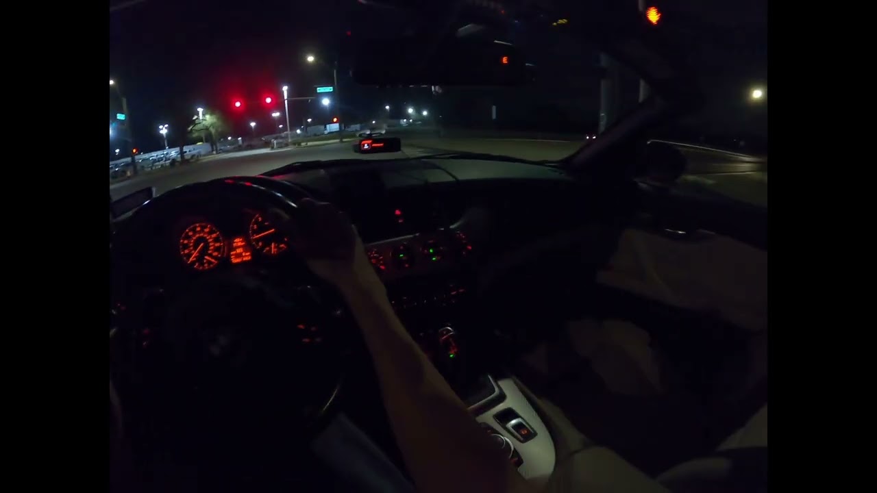 2013 BMW e89 z4 s35i POV night drive