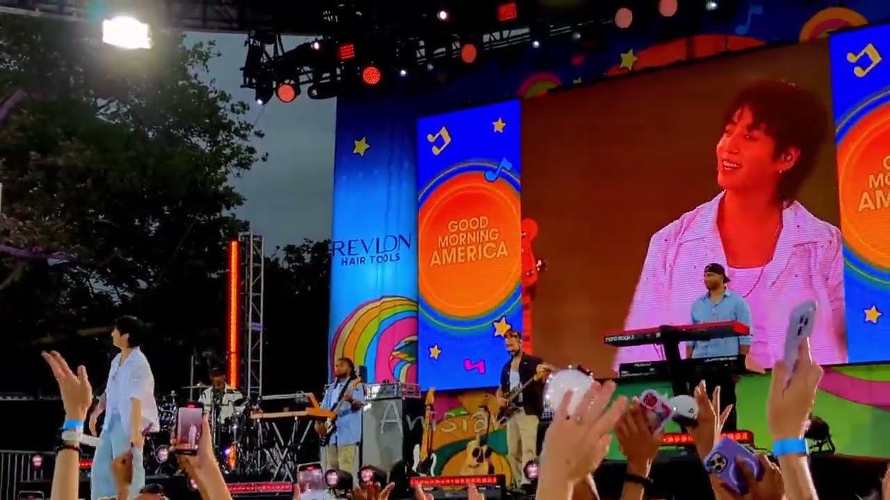 [4K] JUNGKOOK GMA Summer Concert Series [Full Live Soundcheck/Concert Performance Fancam 230714]@GTS