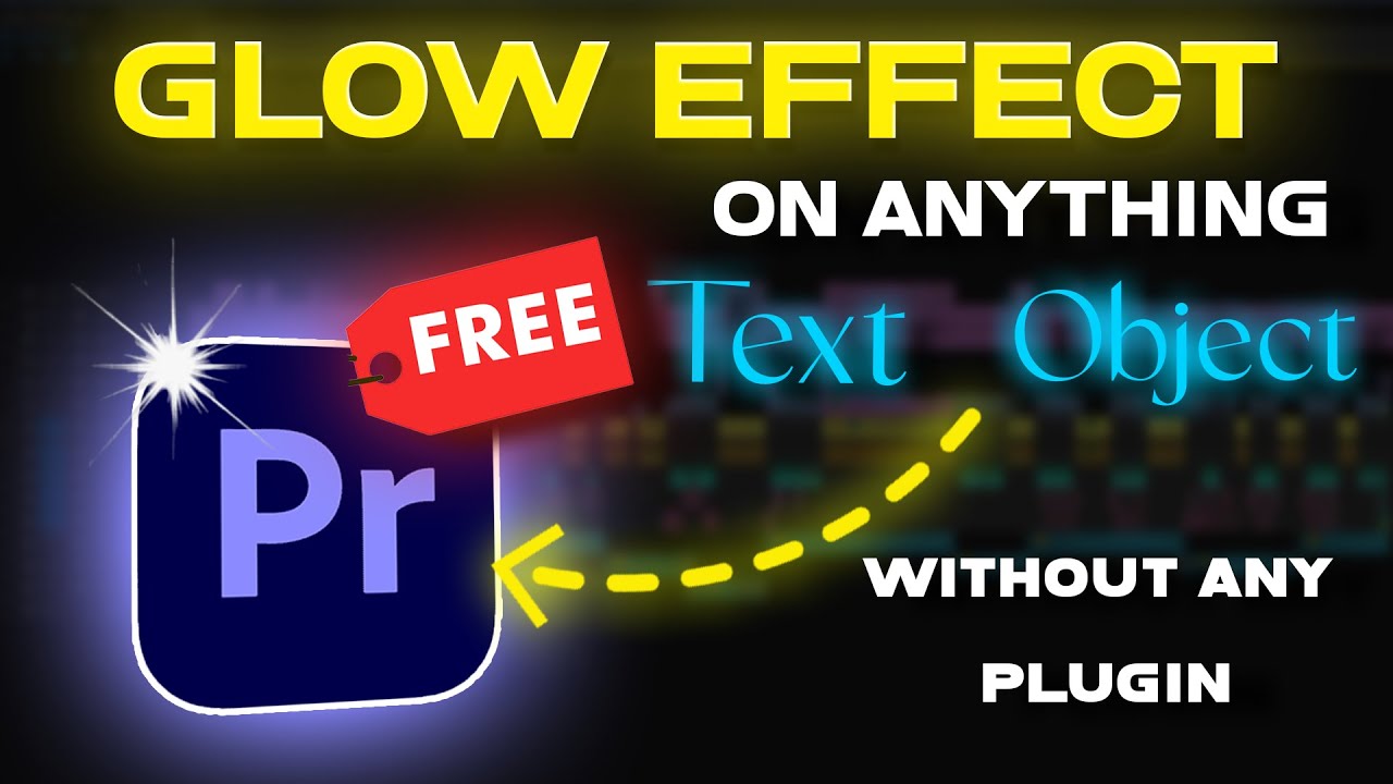 Create glow effect on any text or object without any plugin in free
