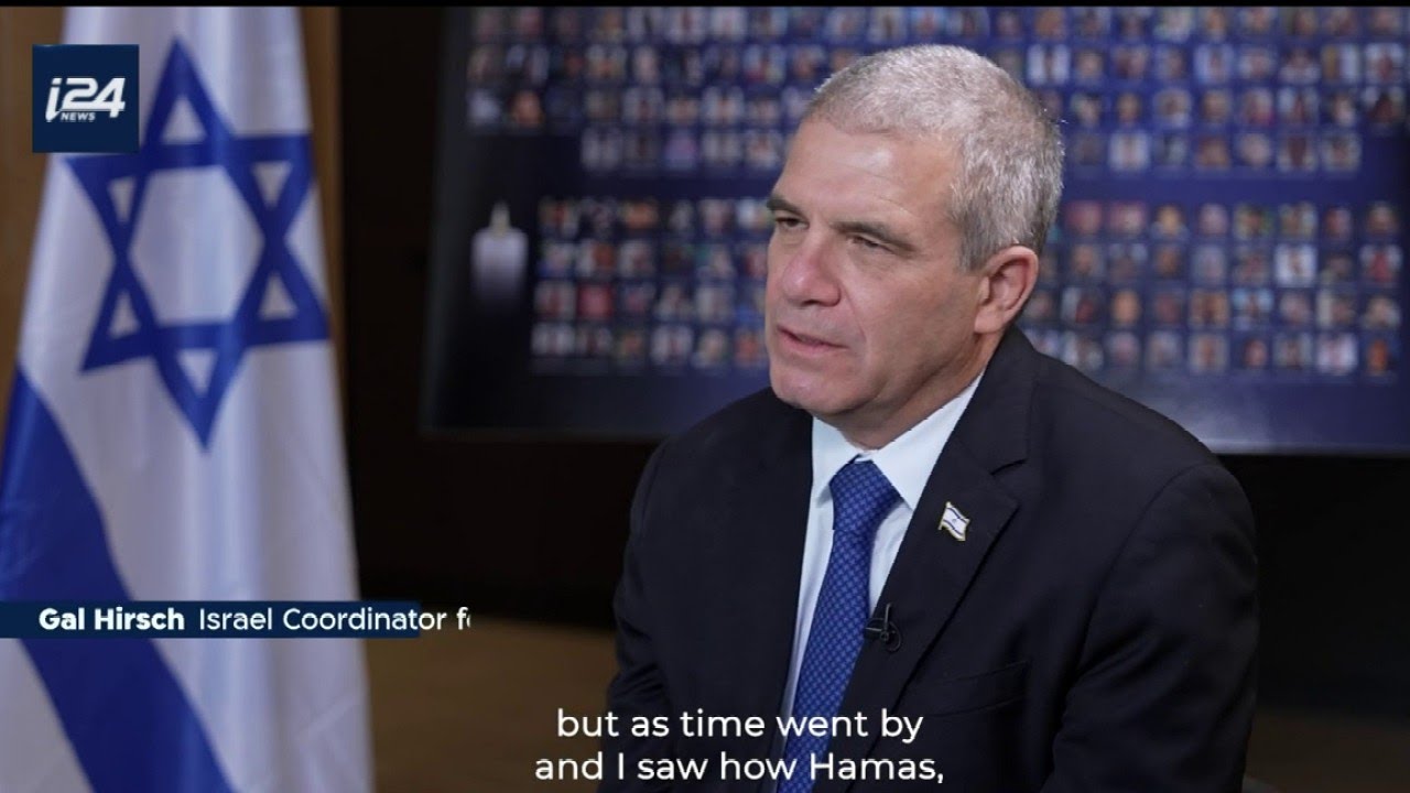 WATCH: i24NEWS Hebrew Channel's Exclusive Interview with Israeli Hostage Coordinator Gal Hirsch