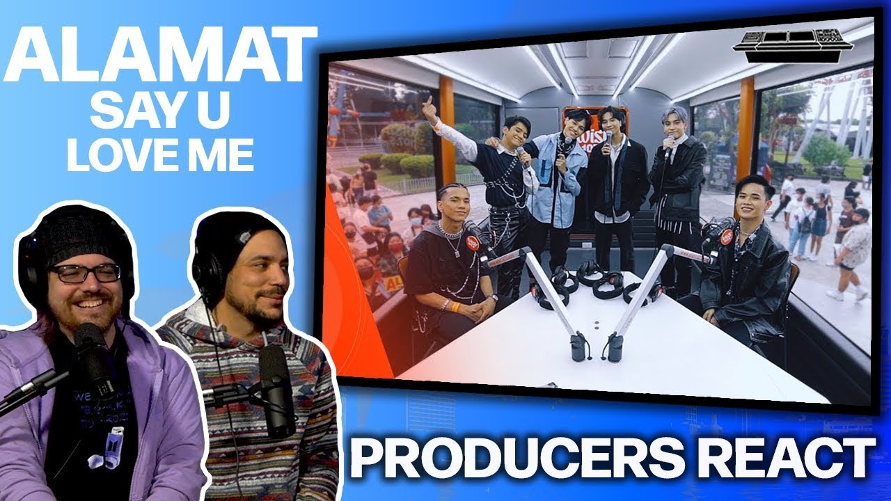 PRODUCERS REACT [ARCHIVE] - ALAMAT Say U Love Me Wish 107.5 Bus Reaction
