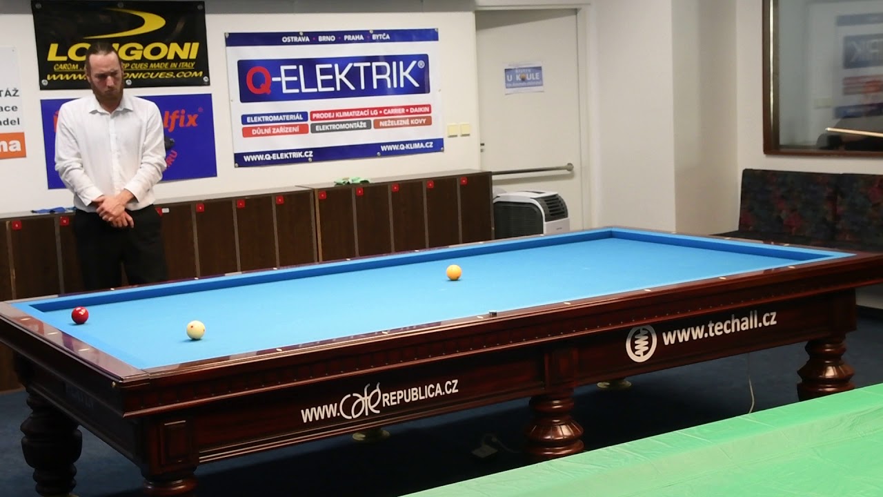 Jan Ale&scaron; shot #8 - Final CZ championships - 3-cushion