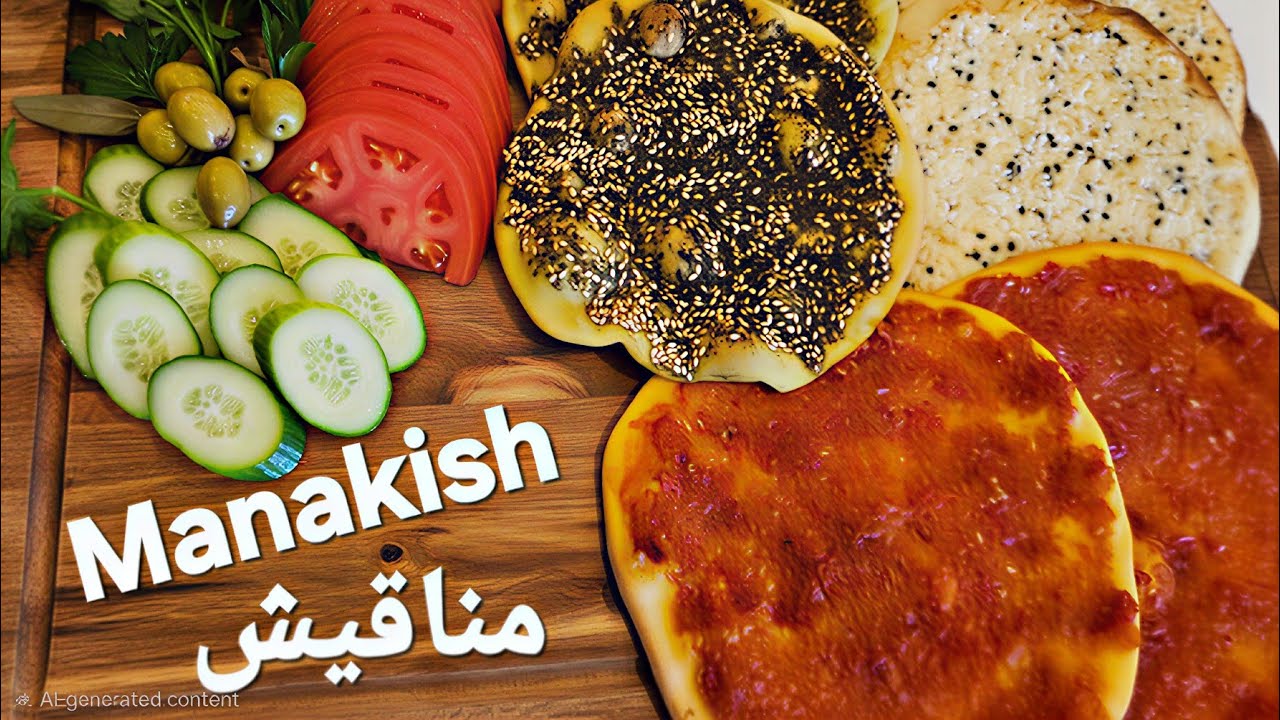 Best Manakish Recipe | أطيب مناقيش زعتر _ جبنه_ فلفل
