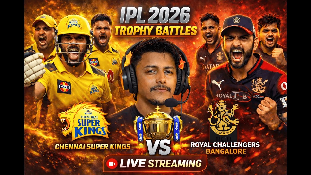 IPL 2026 | CSK vs RCB 🔴 LIVE | Cricket 24 Gameplay| #cricket #ipl #shortsfeed #shortslive