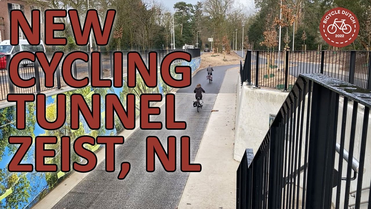 New Cycling Tunnel in Zeist (Netherlands)