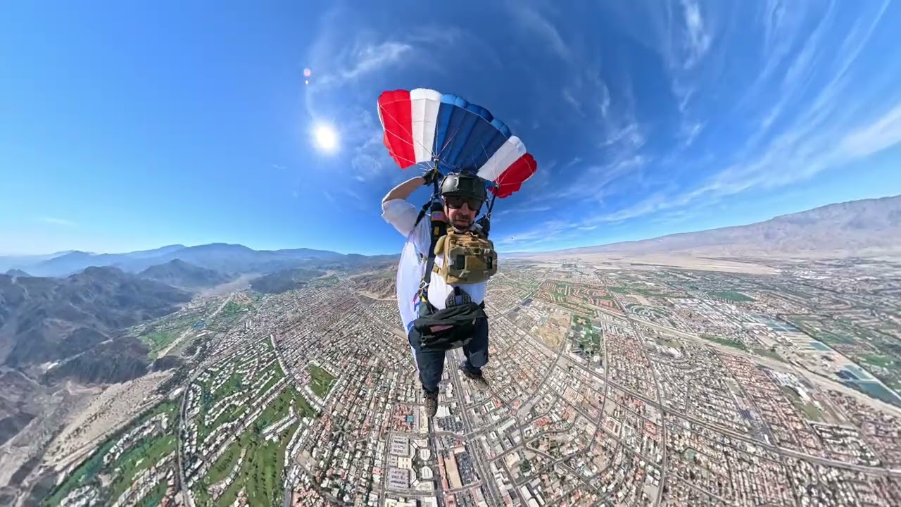 Palm Desert Golf Cart Parade Skydiving Show