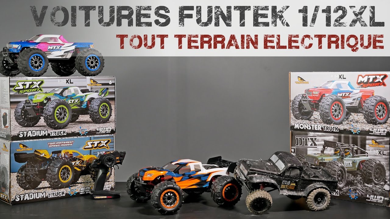 Voitures FunTek 12XL - MTX / STX / DTX / CR12