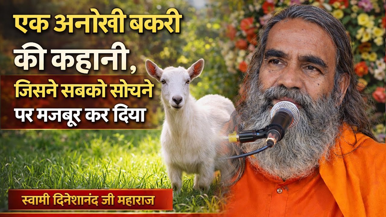 एक अनोखी बकरी की कहानी, जिसने सबको सोचने पर मजबूर कर दिया | स्वामी नरेशानंद जी महाराज