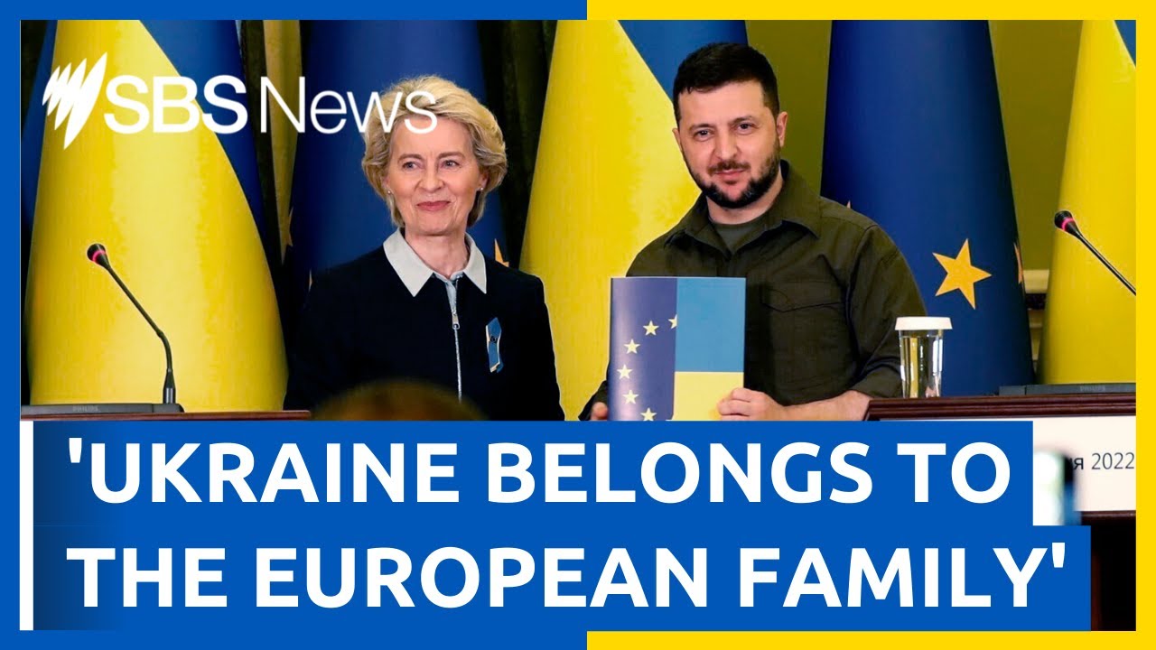 EU chief promises to fast-track Ukraine's European Union bid | SBS News
