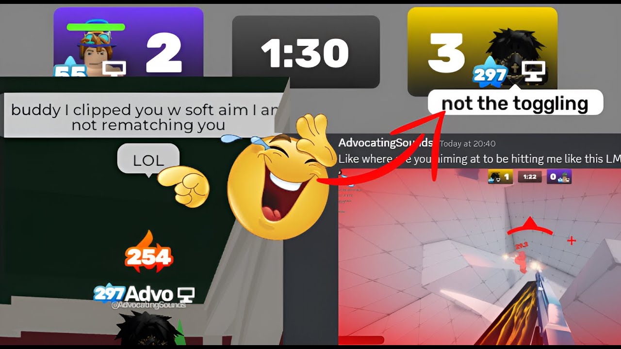 254 Streak Player Accuses Me Of Cheats In Roblox Rivals
