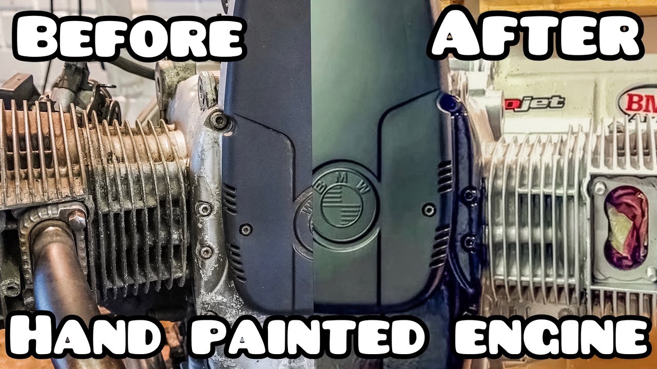 Hand Painted Engine - BMW Build Series