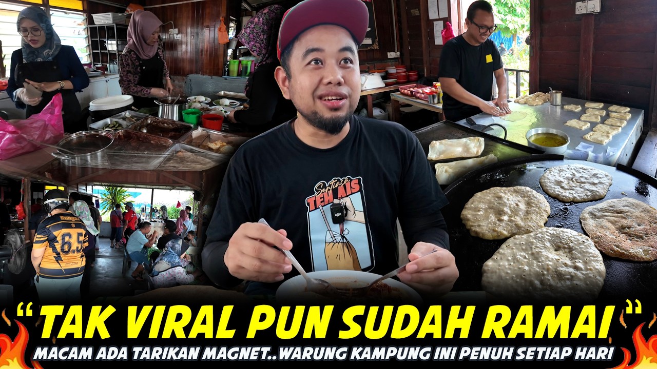 GILA RAMAI WARUNG KAMPUNG NI..Dah Macam Pesta Setiap Pagi..Pekerja Kedai Sampai Tak Sempat Rehat