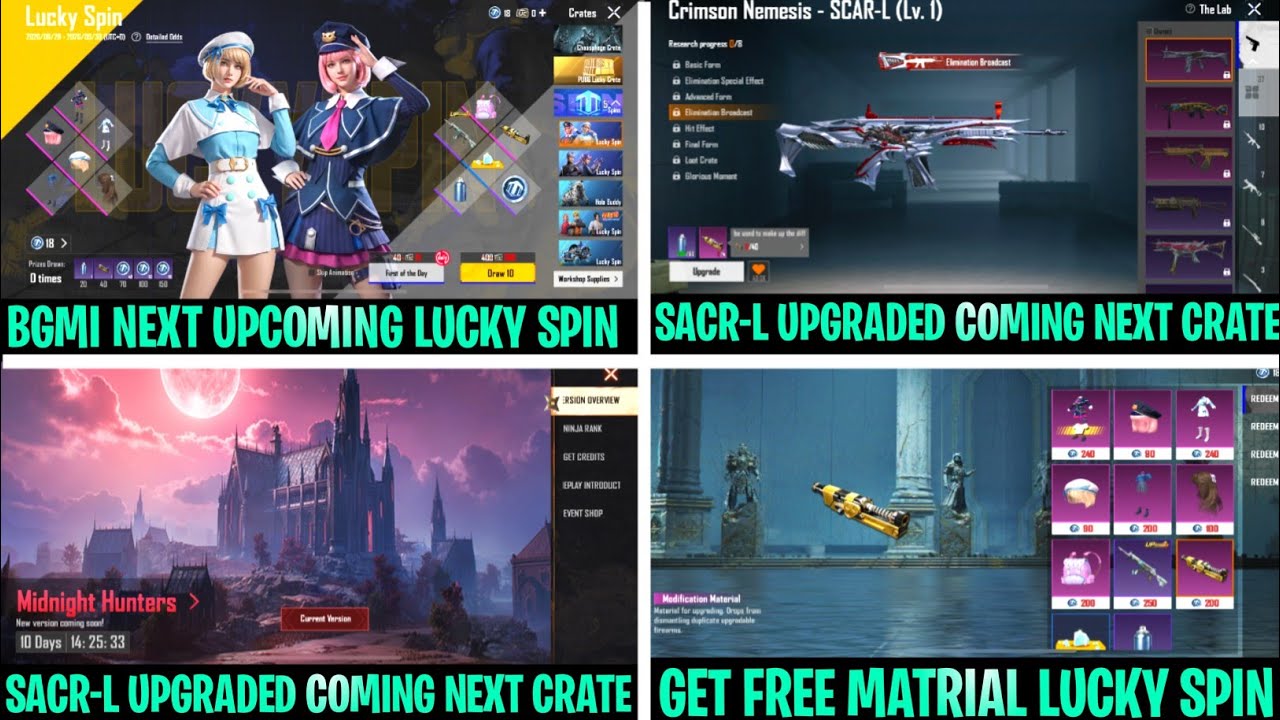 Bgmi Next Lucky Spin Revealed | Material Return Next Lucky Spin | Next Prize Path | Bgmi 4.6 Update 