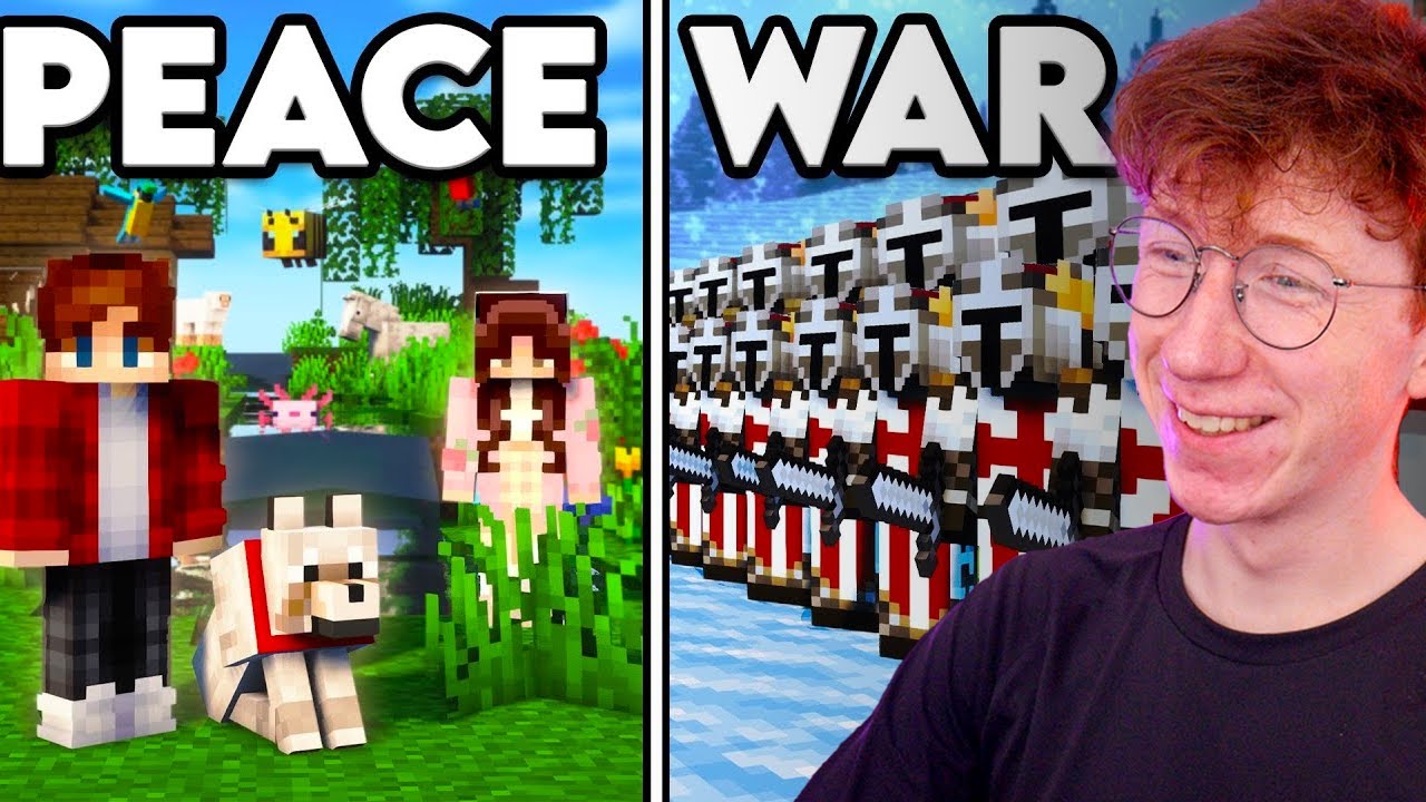 Patterrz Reacts to 1000 Players Build MASSIVE Civilization in Minecraft