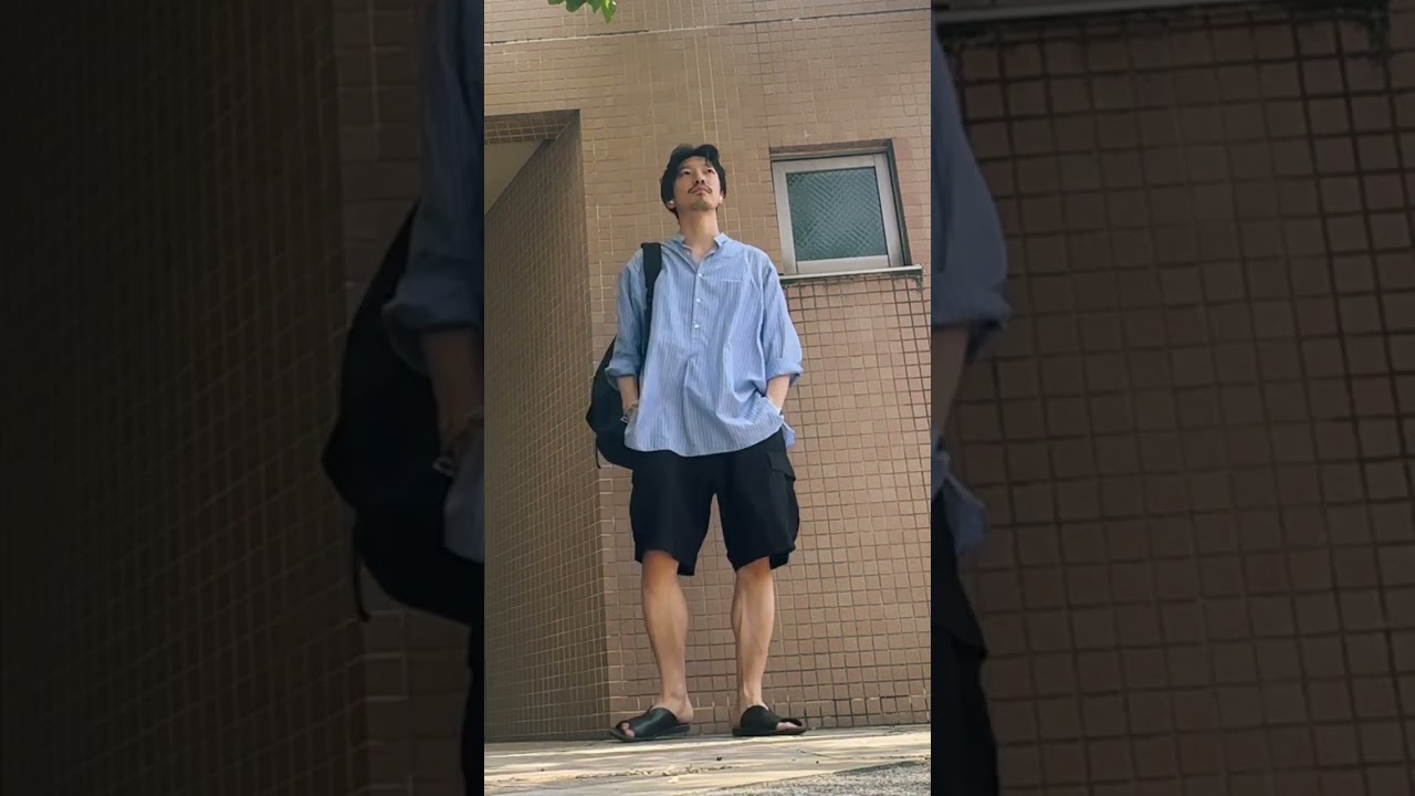 MAATEE&SONSのシャツを使った大人の夏コーデ #comoli #一人暮らし男子 #comoli好き #大人男子