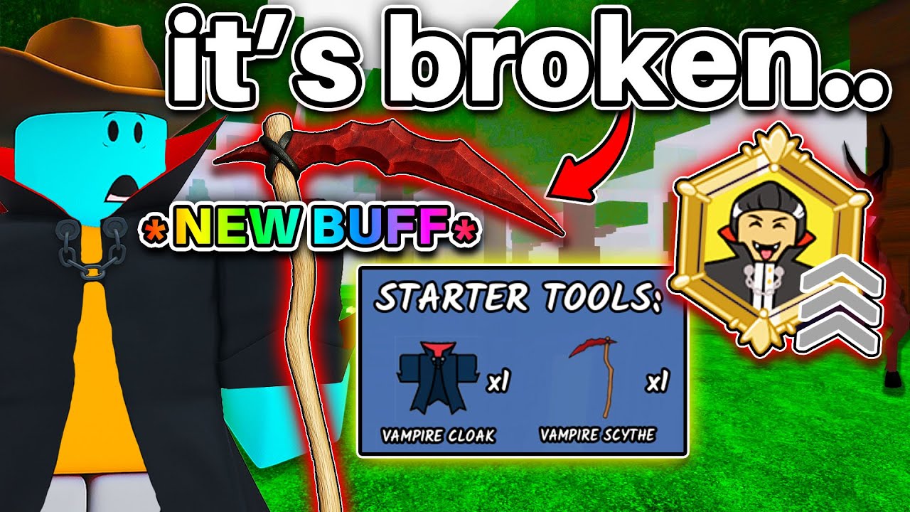UPDATE made VAMPIRE Class OVERPOWERED NOW in 99 Nights in the Forest!