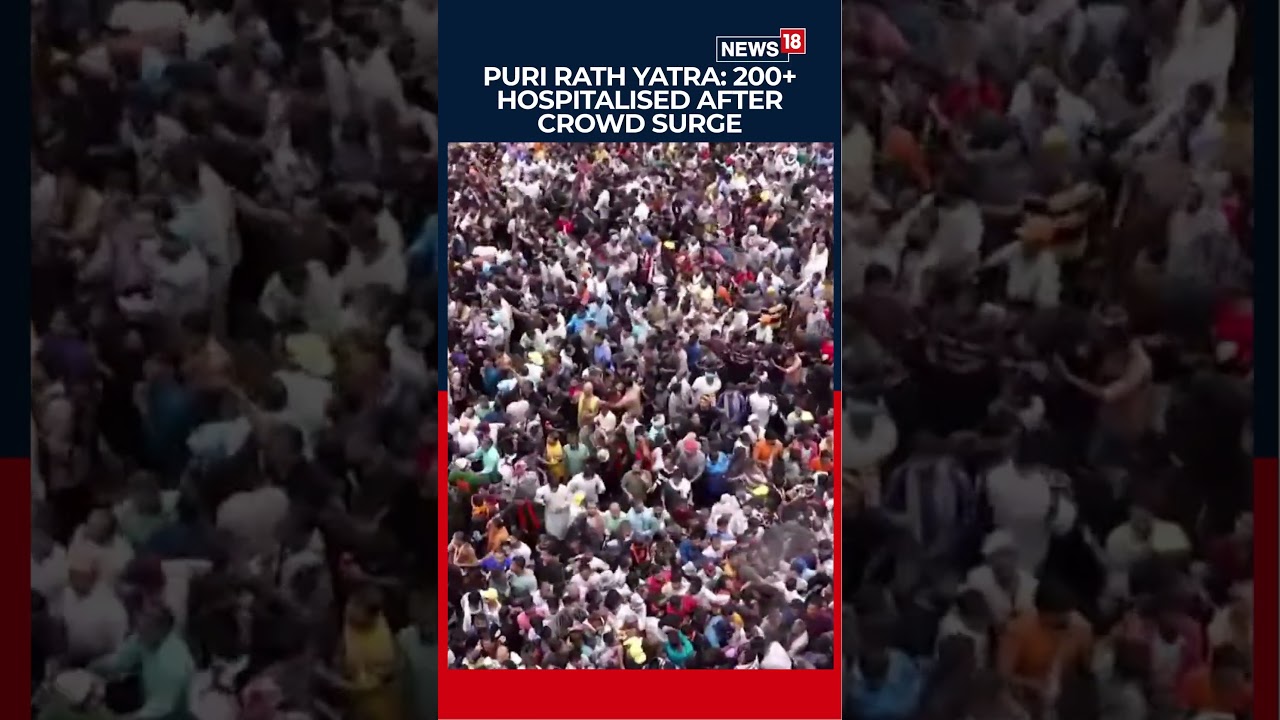 Puri Rath Yatra 2026: Lakhs Gather For Jagannath Rath Yatra, 200+ Hospitalised Amid Massive Crowd