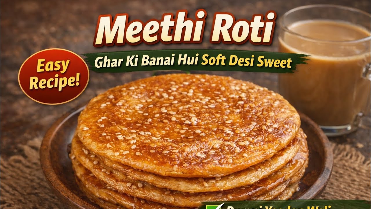 Meethi Roti Recipe | Ghar Ki Asaan Desi Sweet
