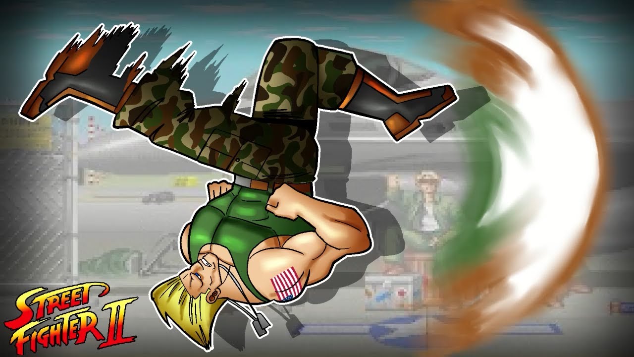 Guile flash kick