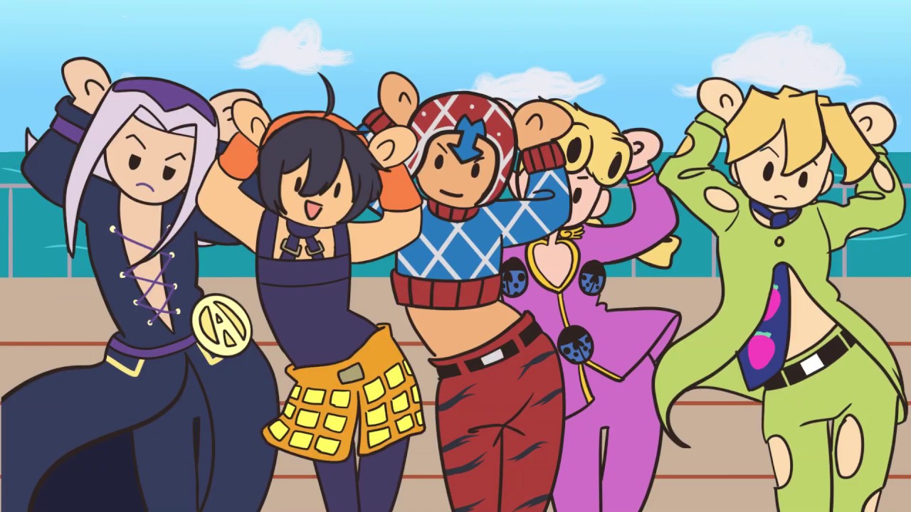 JJBA VA caramelldansen ジョジョ SPOILERS (13+)