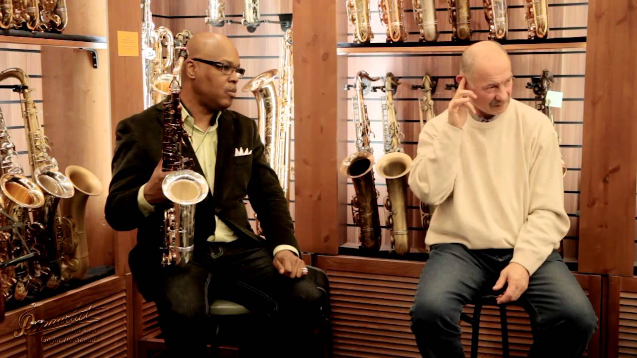 Greg Osby clinic in Moscow, Russia, sax boutique 