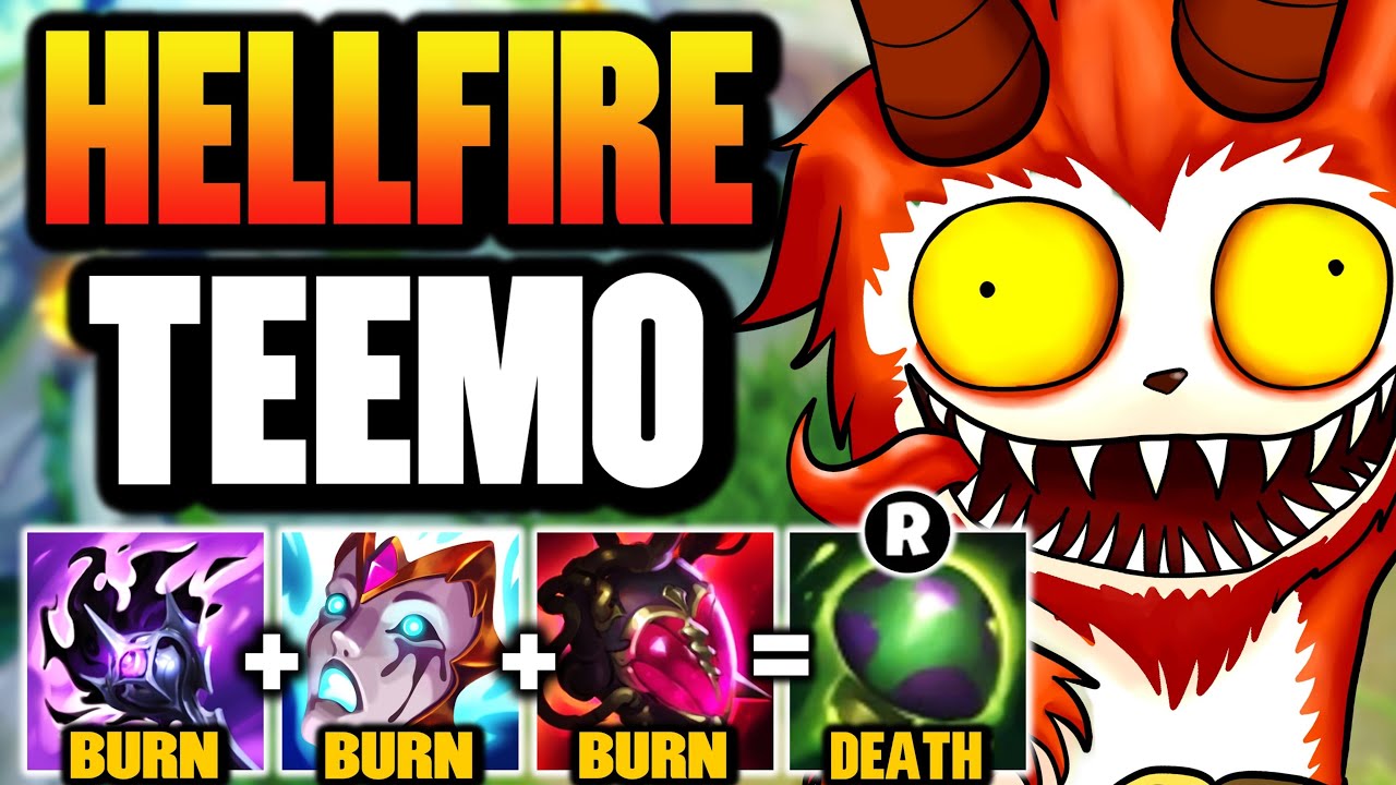 TEEMO JUST GOT A NEW BURN ITEM AND IT'S BEYOND BROKEN! (QUADRA BURN TEEMO)