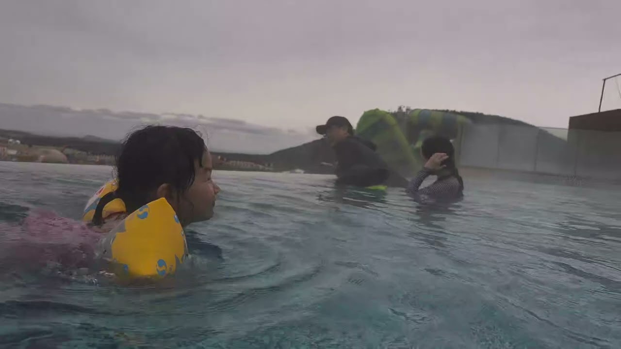 제주 신화월드 암튜브끼고 물놀이(만4세 지윤)🤽‍♀️