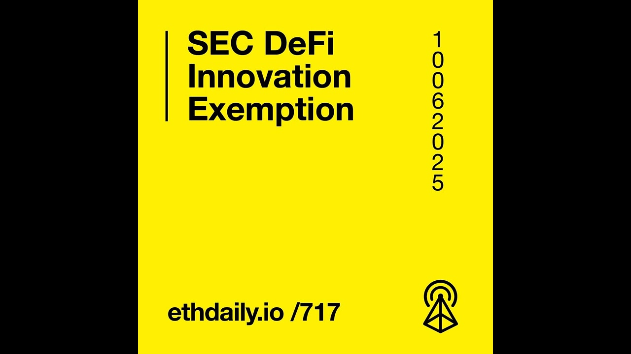 SEC Proposes DeFi Innovation Exemption