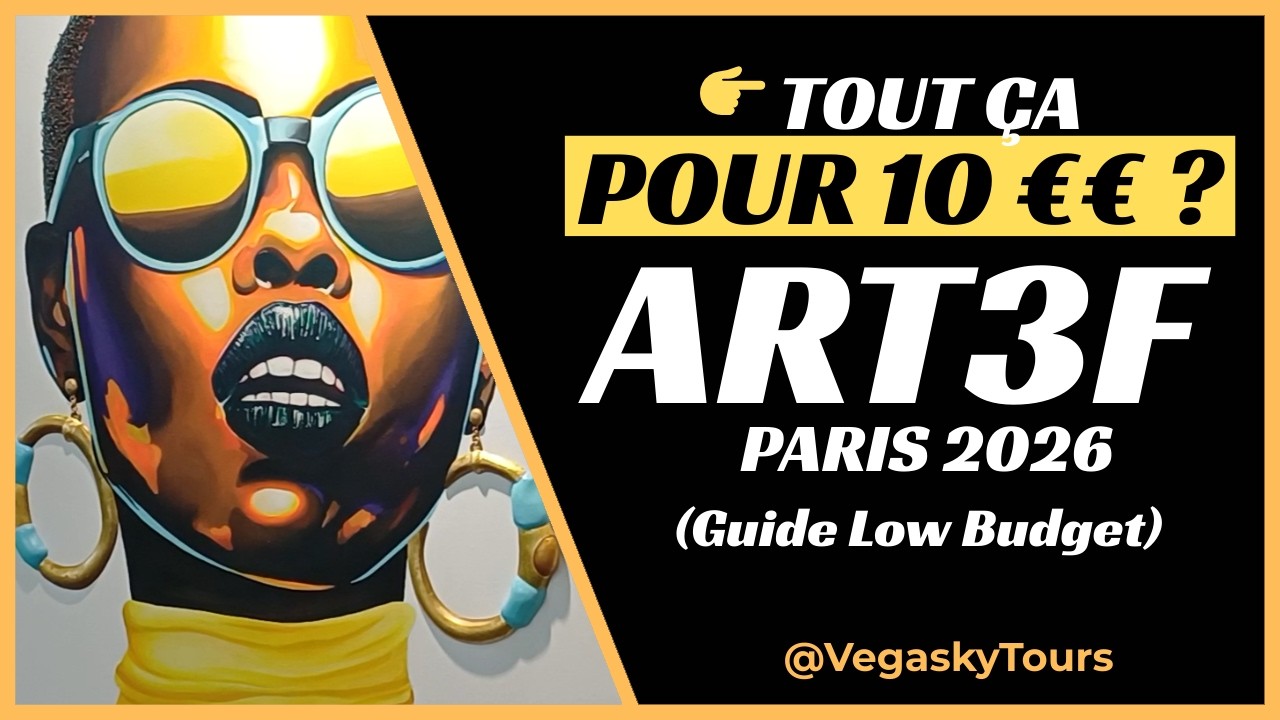 ART3F PARIS 2026 🎨   Tout ça pour 10€ ? (Guide Low Budget) 👉TUDO ISSO POR 10€? (Guia Low Budget)