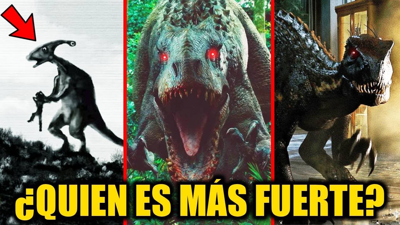 LOS DINOSAURIOS MÁS PELIGROSOS de JURASSIC PARK | ESAS COSAS NO SON DINOSAURIOS
