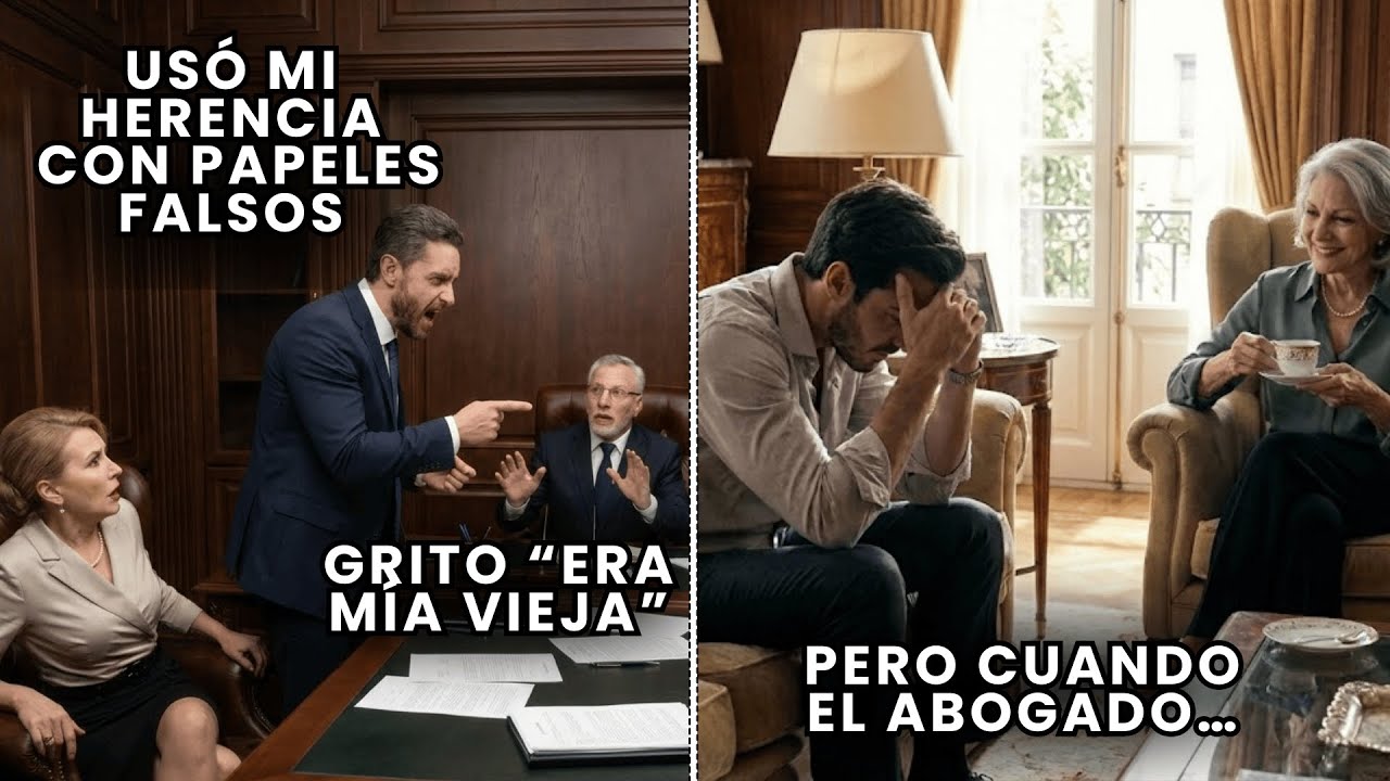 MI HIJO USÓ MI HERENCIA Y DIJO “ERA MÍA”  SE RIÓ TRANQUILO, PERO CUANDO EL ABOGADO…