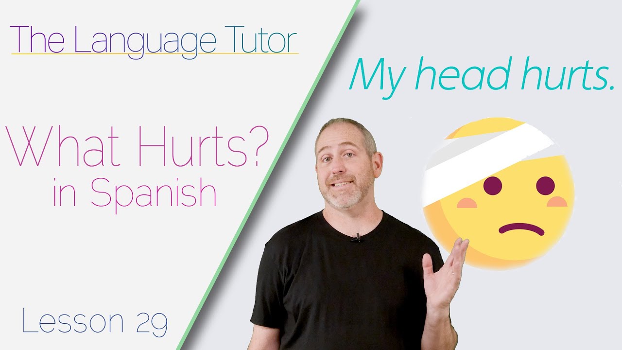Explaining What Hurts in Spanish | The Language Tutor *Lesson 29*