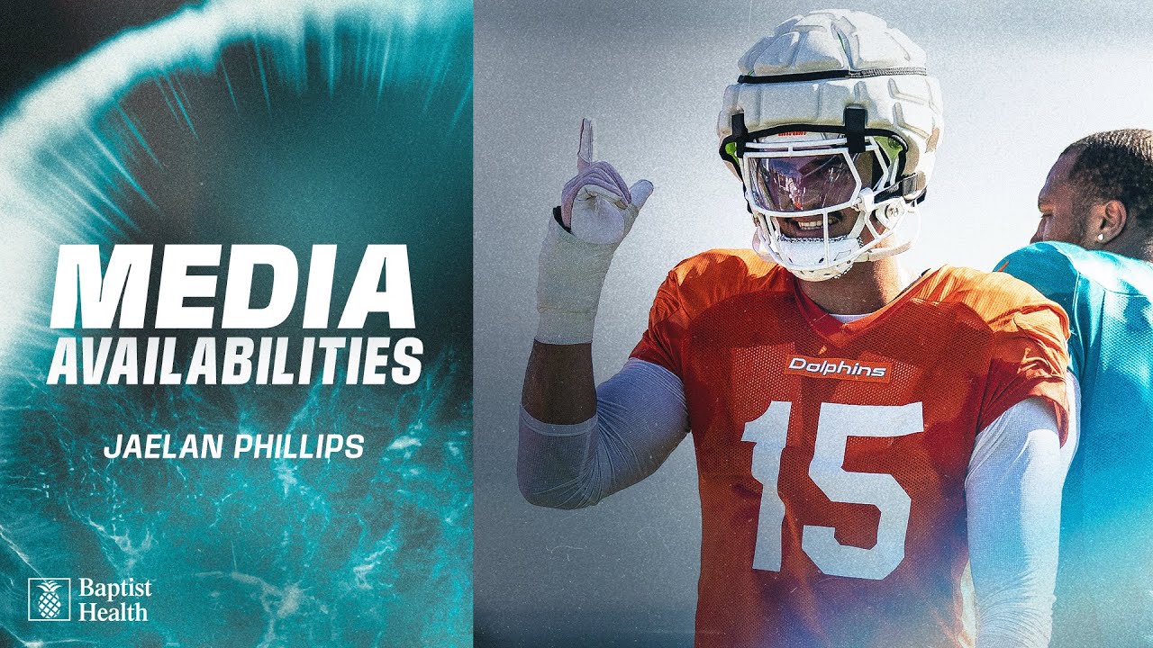Jaelan Phillips meets with the media | Miami Dolphins