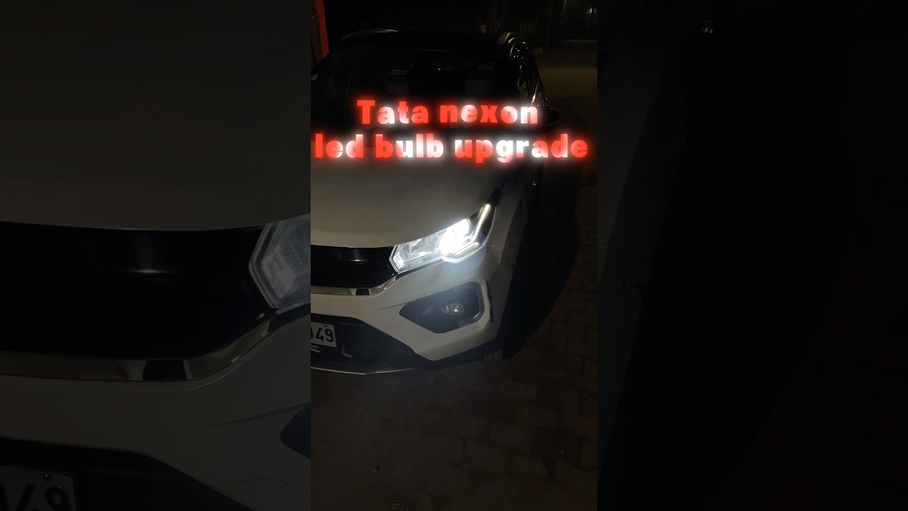 Tata nexon led bulb upgrade. Best value for money. Headlight upgrade for tata nexon